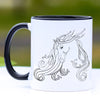 Grace - Arabian Horse Coffee Mug - 11 oz