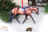 Bay English Pleasure Quarter Horse Ornament