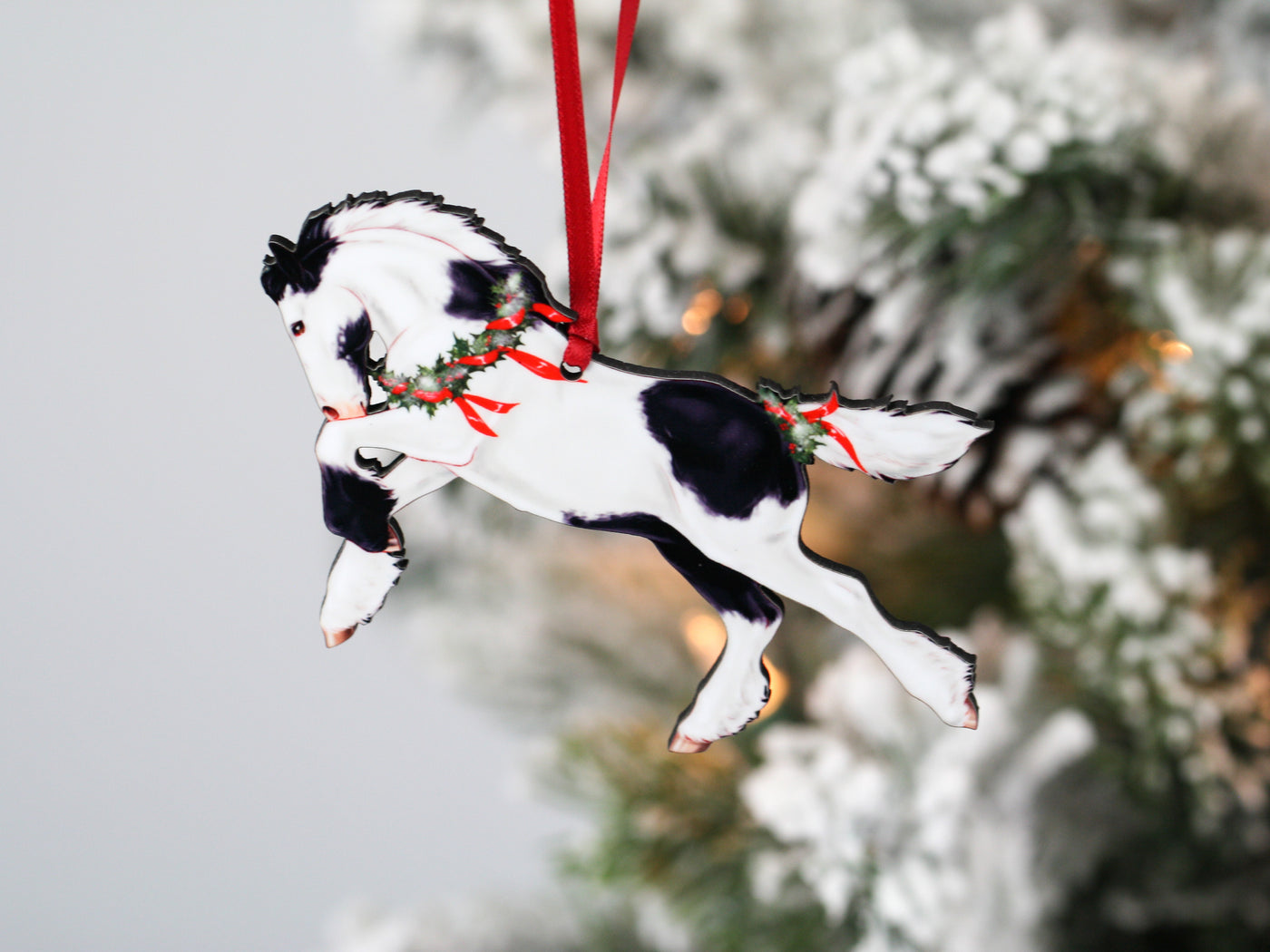 Gypsy Vanner Horse Christmas Ornament - Gypsy Foal III