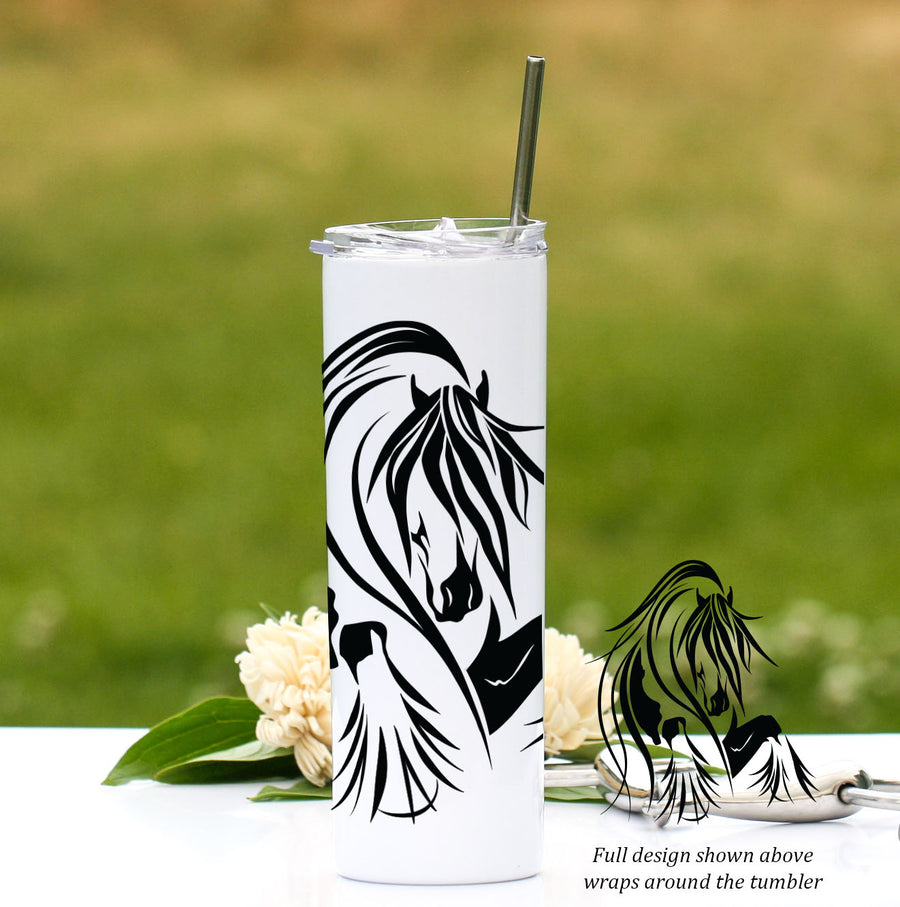 Gypsy Horse Registry of America - GHRA 20 oz Skinny Tumbler