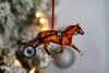 Standardbred Race Horse Ornament - Trotting Harness Racing Horse Ornament