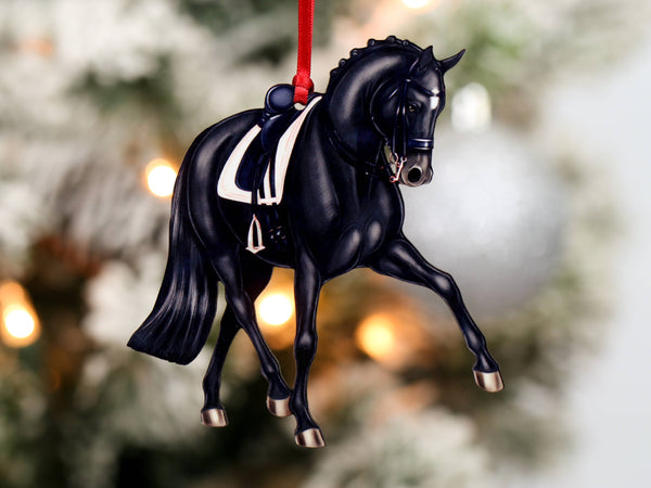 Black Horse Barn Door Ornament main image 0