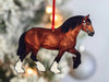 Bay Shire Draft Horse Christmas Ornament Heavy Horses