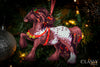 Chestnut Spotted Gypsy Vanner Horse Christmas Ornament