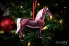 Morgan Horse Christmas Ornament - Silver Dapple