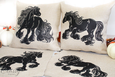 Gypsy Horse Pillow Covers - Set of 4
