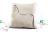 Hunter Jumper Horse Pillow Cover - Sport Horse Topline
