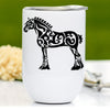 Clydesdale Draft Horse Wine Tumbler