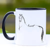 Dressage Horse Topline Coffee Mug - 11 oz