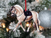 Dun Fjord Horse Christmas Ornament - Norwegian Fjord under Saddle