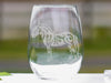 Fjord Horse Stemless Wine Glasses
