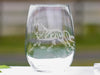 Trotting Fjord Horse Stemless Wine Glasses