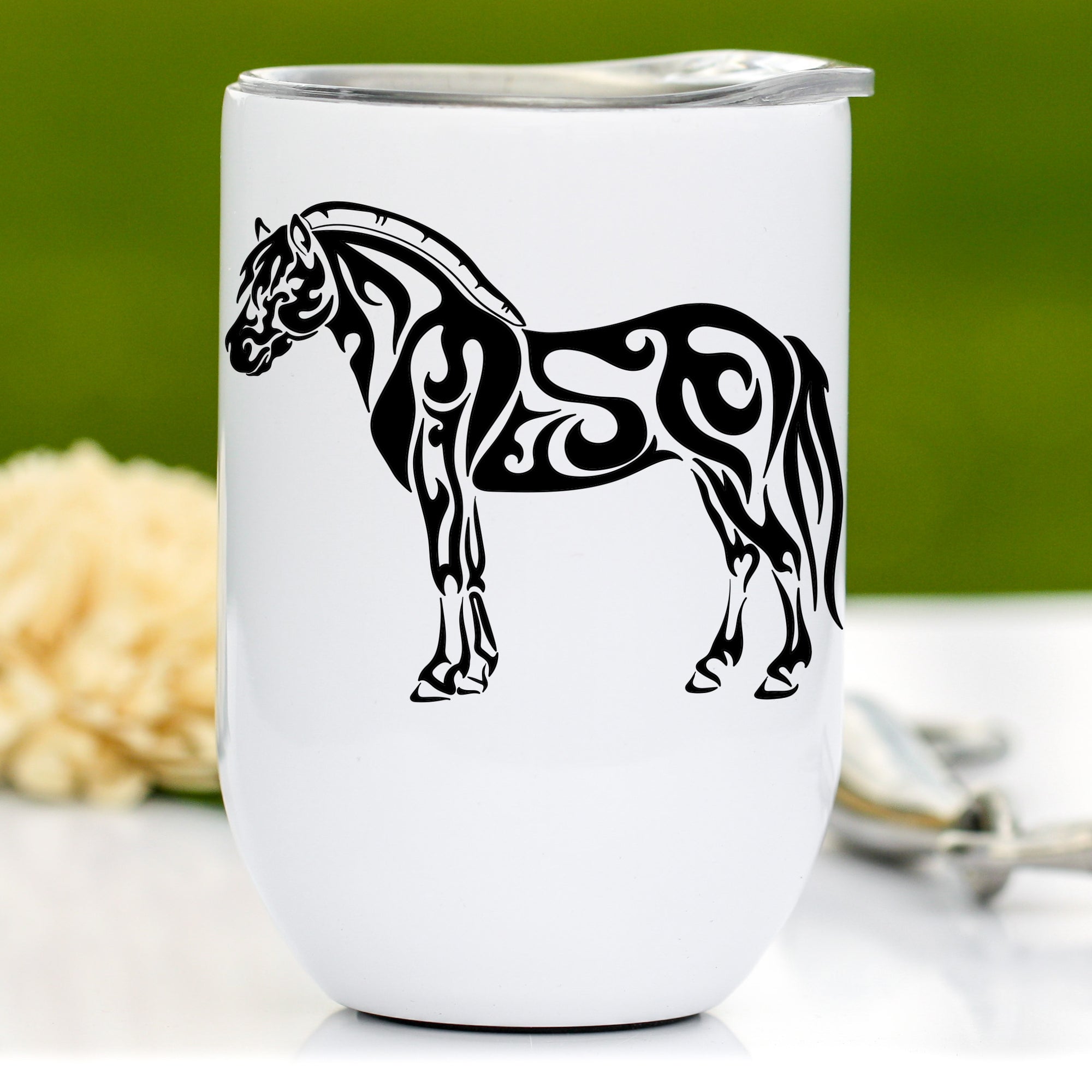 Fjord Horse Wine Tumbler