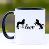 Friesian Horse Love Coffee Mug - 11 oz