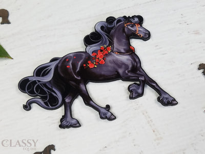 Friesian Horse Ornament III