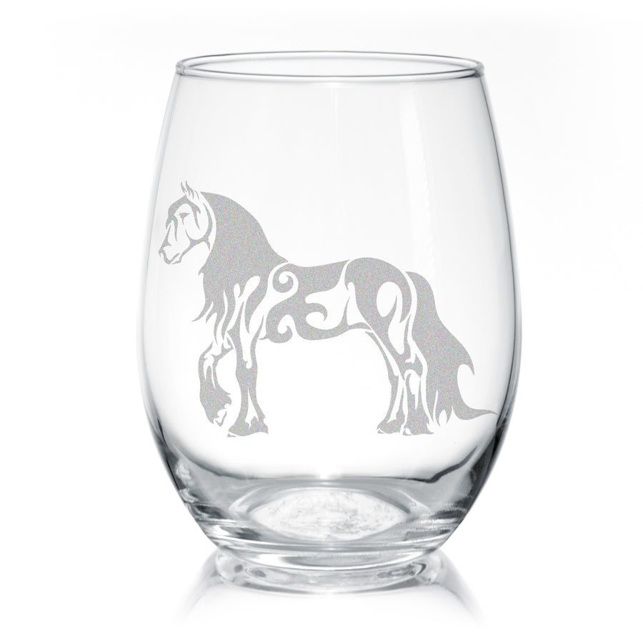 Regal Friesian Stemless Wine Glasses
