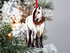 2020 Gray Dun Fjord Horse Christmas Ornament