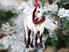 2020 Gray Dun Fjord Horse Christmas Ornament