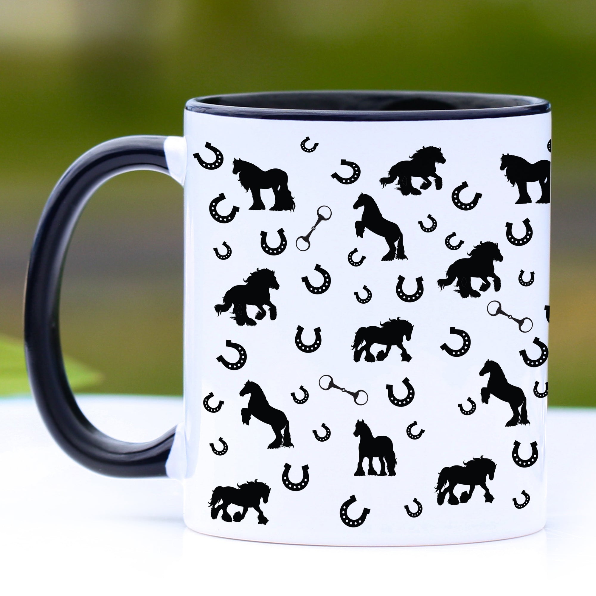 Gypsy Horse Coffee Mug - Gypsy Horse Silhouettes