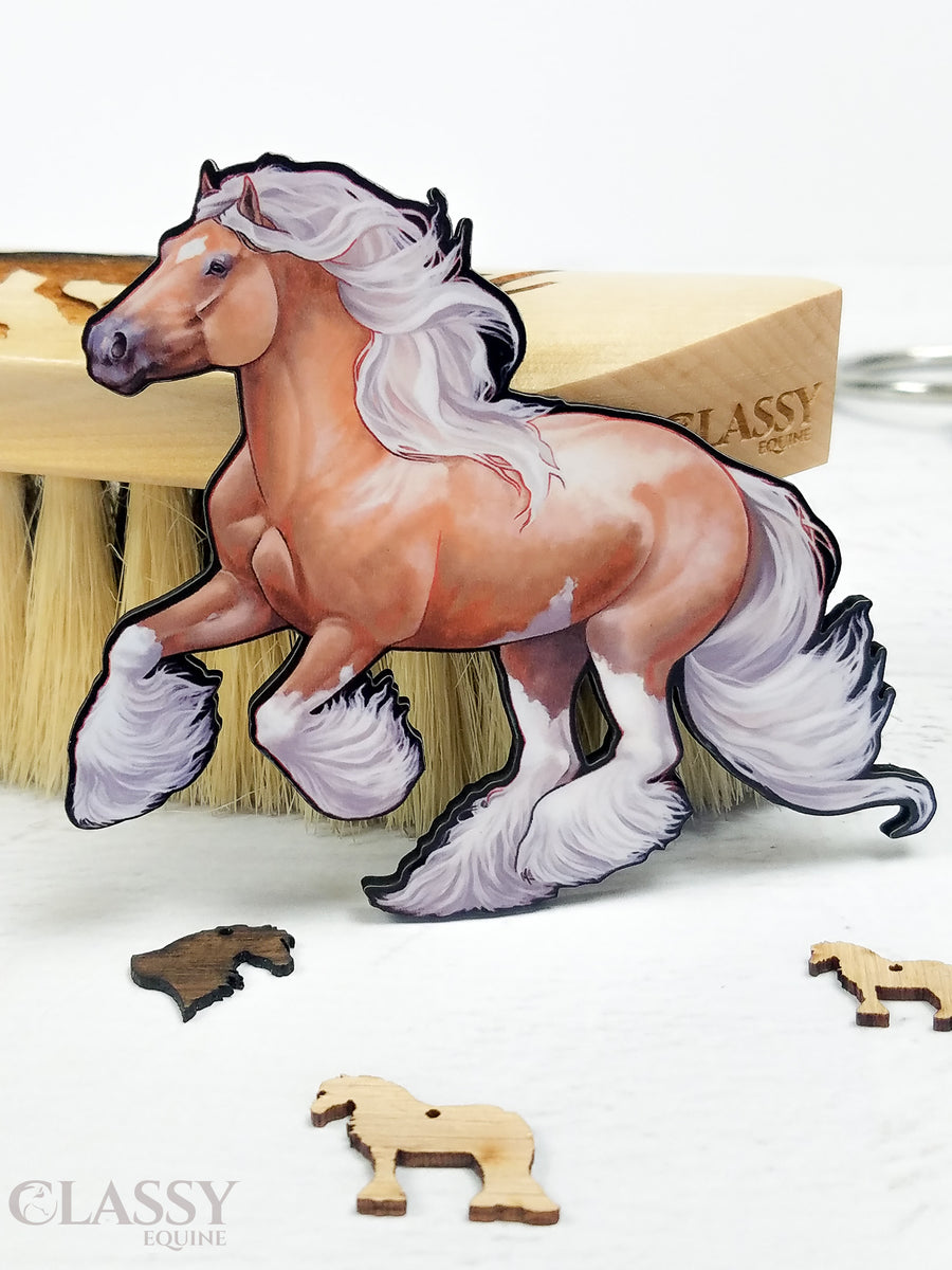 Palomino Gypsy Horse Ornament