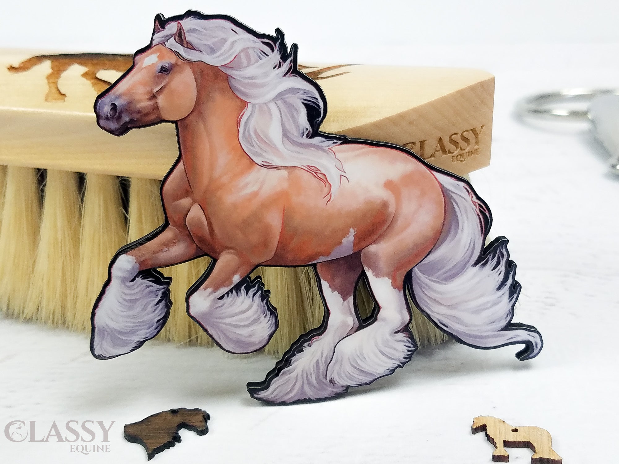 Palomino Gypsy Horse Ornament