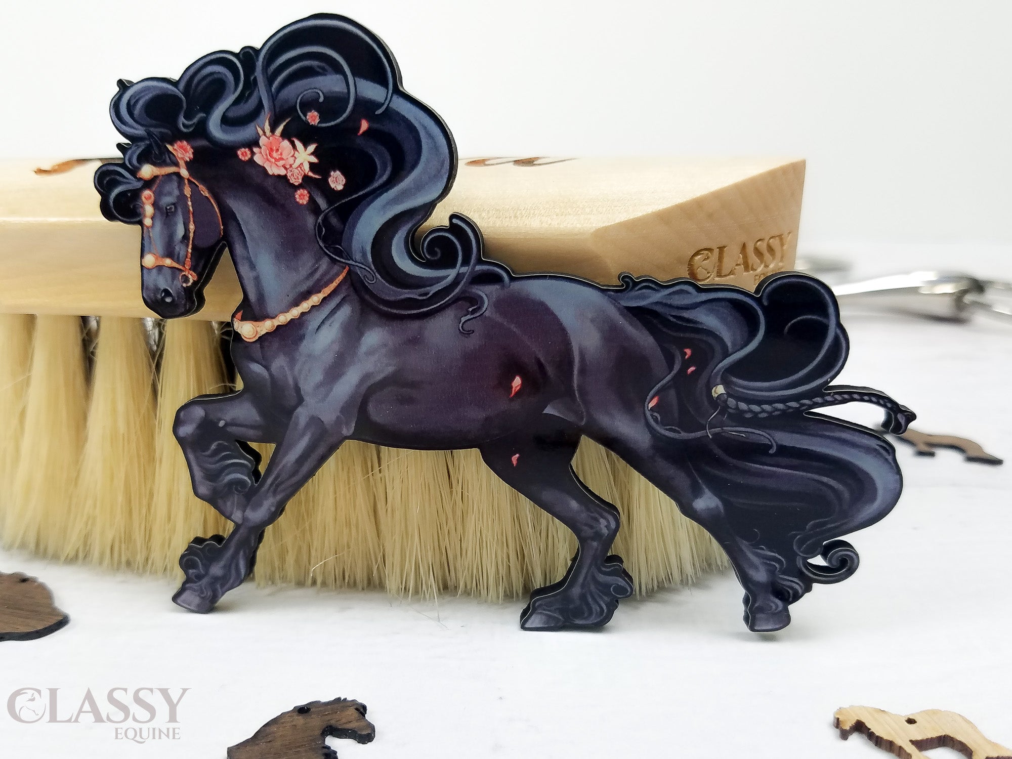 Friesian Horse Ornament I