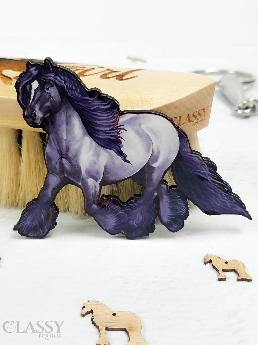 Blue Roan Gypsy Horse Ornament