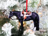 Black Western Quarter Horse Ornament