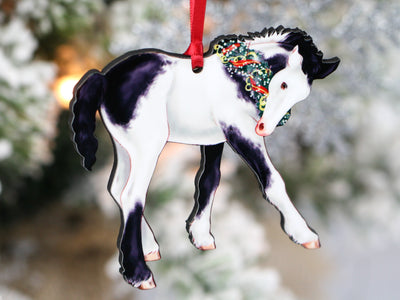 Gypsy Vanner Horse Christmas Ornament - Gypsy Foal V