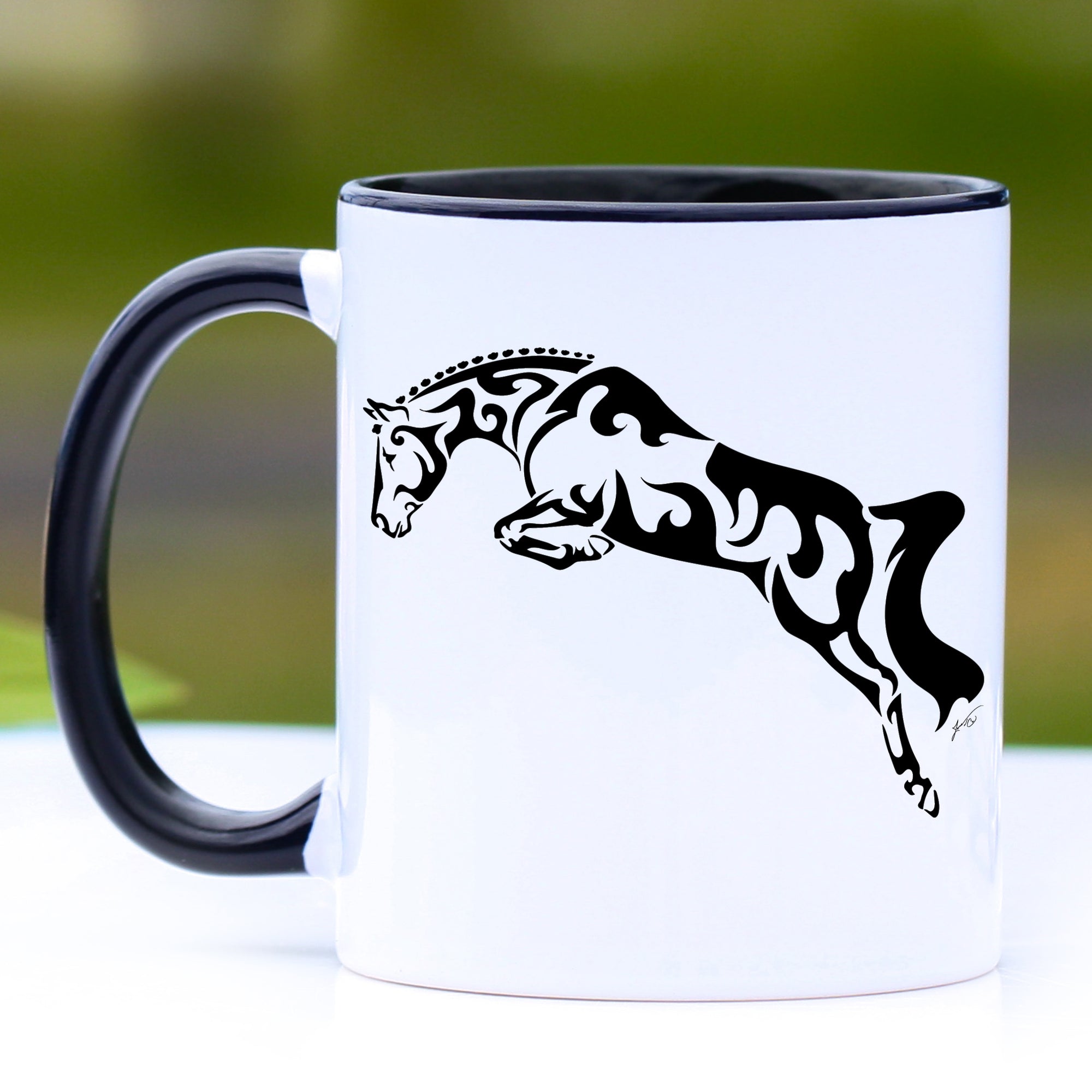 Hunter Jumper Sport Horse Coffee Mug - 11 oz