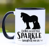 Leave a Little Sparkle, Gypsy Horse Coffee Mug - 11 oz