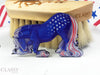 Patriotic Bowing Gypsy Horse Ornament