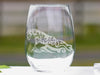 Western Reining Sliding Stop Quarter Horse Wine Glasses - 20 oz, Stemless