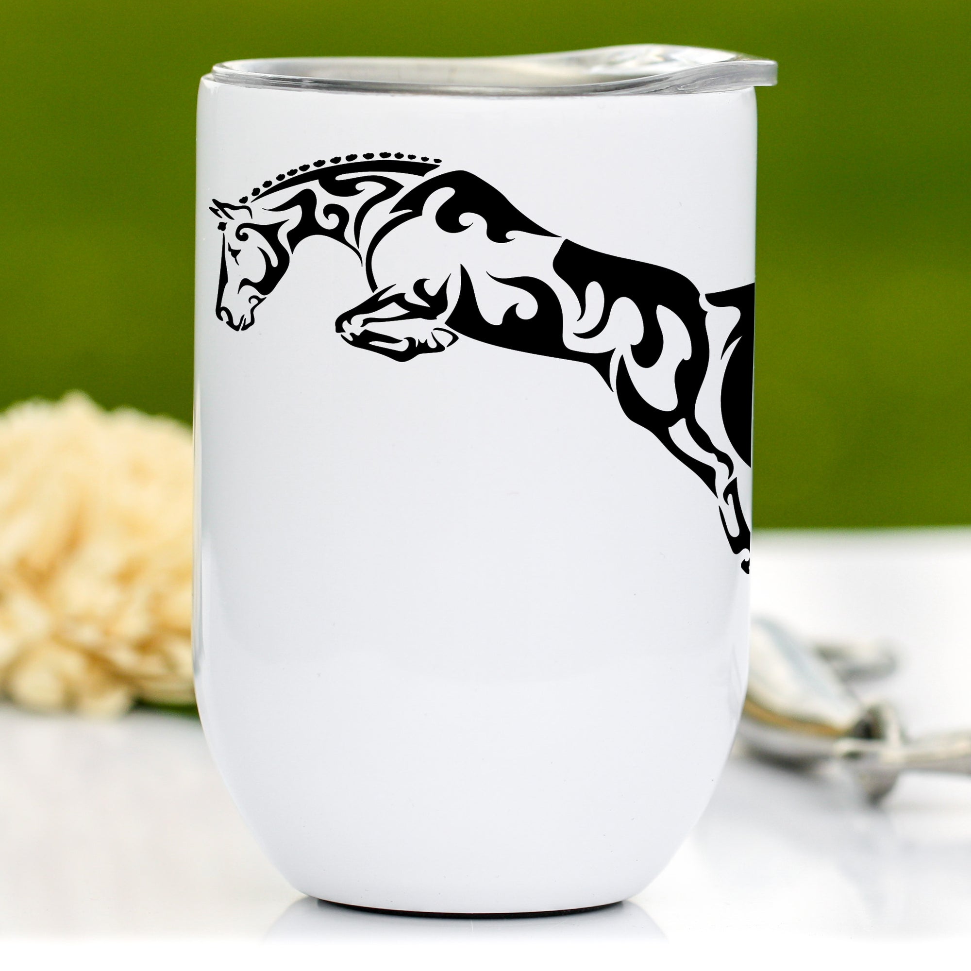 Jumping Horse Wine Tumbler