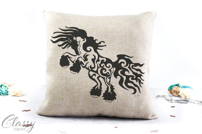Tribal Style Gypsy Horse Pillow Cover - Gypsy At Play