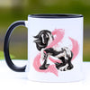 Breast Cancer Awareness Gypsy Horse Coffee Mug - 11 oz